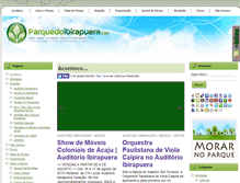 Tablet Screenshot of parquedoibirapuera.com